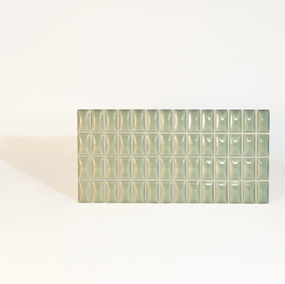 3D Bars Bevel Jade Gloss 12,5x25
