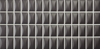 3D Bars Bevel Onix Matt 12,5x25