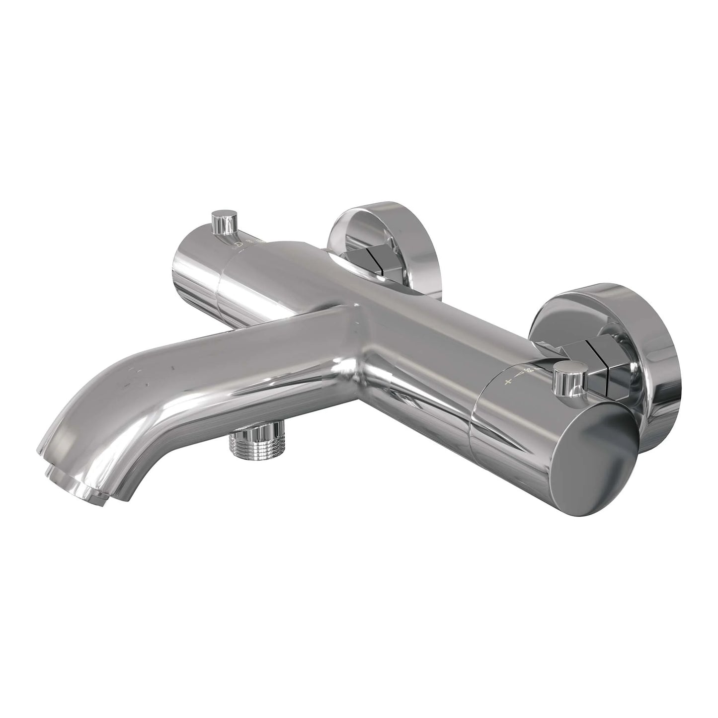 Brauer Chrome Edition badthermostaat met badset - staafhanddouche - chroom