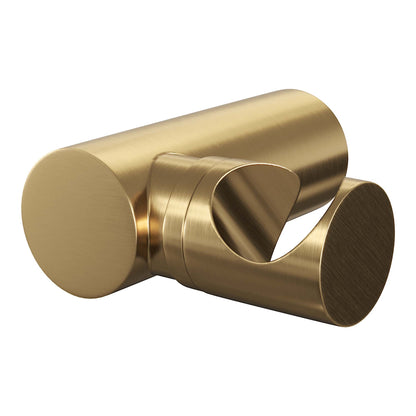 Brauer Gold Edition badthermostaat met badset - 3 standen handdouche - geborsteld goud PVD