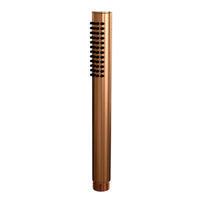 Brauer Copper Edition inbouw badthermostaat met uitloop - staafhanddouche - geborsteld koper PVD
