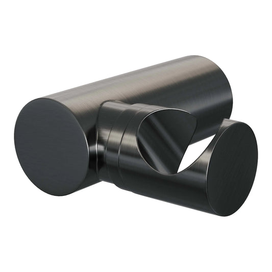 Brauer Gunmetal Edition badthermostaat met badset - staafhanddouche - geborsteld gunmetal PVD