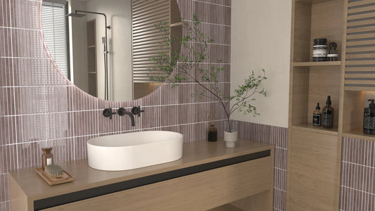 Estudio Shallow Aubergine 14,7X14,7 154855