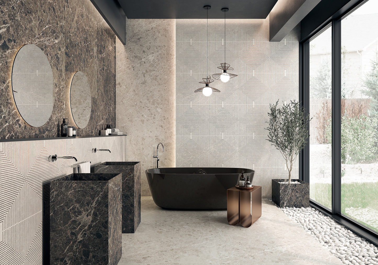 La Platera Caprice Black 60X60