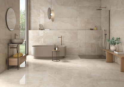 Geo Tiles Taj mahal 60x60 Beige Glans