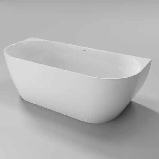 Sanilux Half vrijstaand bad Moon Wit 70002