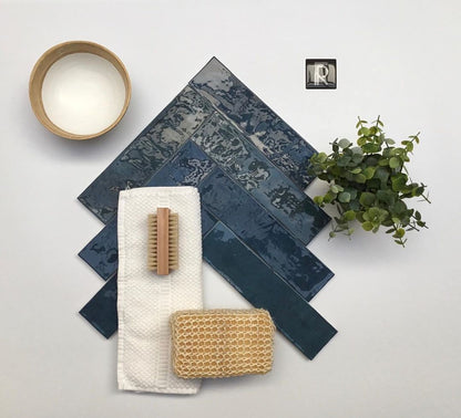 Revoir Paris Atelier Glossy Blue Marine 6.2x25 cm