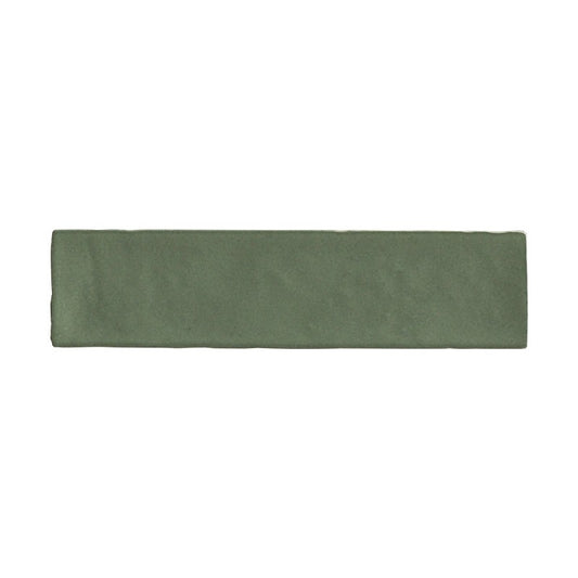 Wandtegel Natucer Zellige Green 6.2×25 cm (doosinhoud 0.5 m2)1
