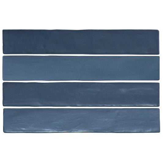 Wandtegel Sottocer SENSE Jeans Blauw 6.5×39.5 cm (doosinhoud 1 m2)1