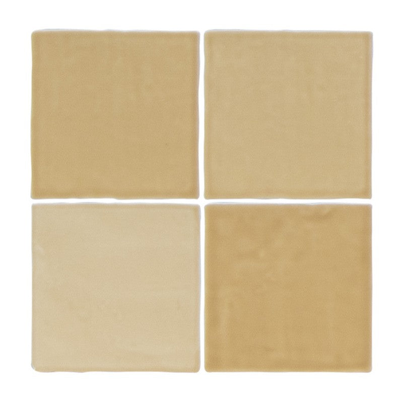 Wandtegel Sottocer SENSE Mustard Beige 13×13 cm (doosinhoud 0.5m2)1