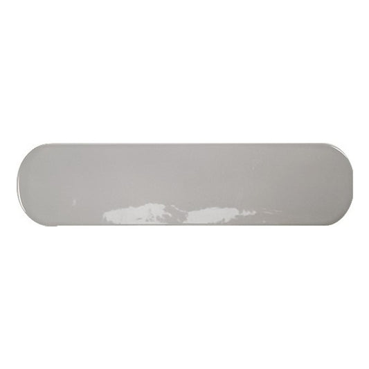 Wandtegel Wow GRACE Grey Oval Gloss 7.5×30 cm (doosinhoud 0.444 m2)1
