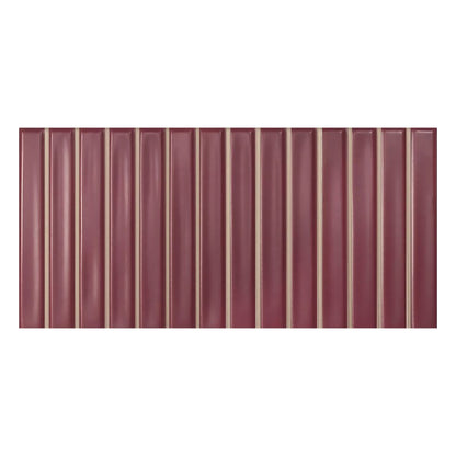 WOW SWEET BARS BERRY MAT Wandtegel 12,5×25 cm (doosinhoud 0.438 m2)1