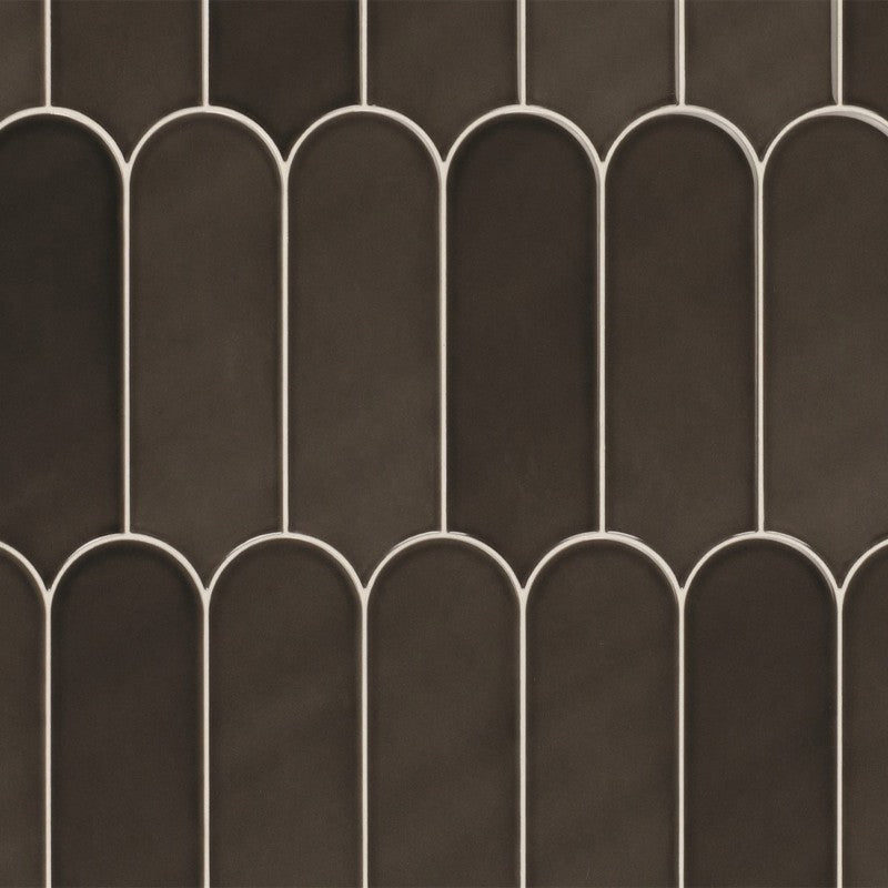 Wandtegel Natucer FAN Black 7.2×19.5 cm (doosinhoud 0.48 m2)2