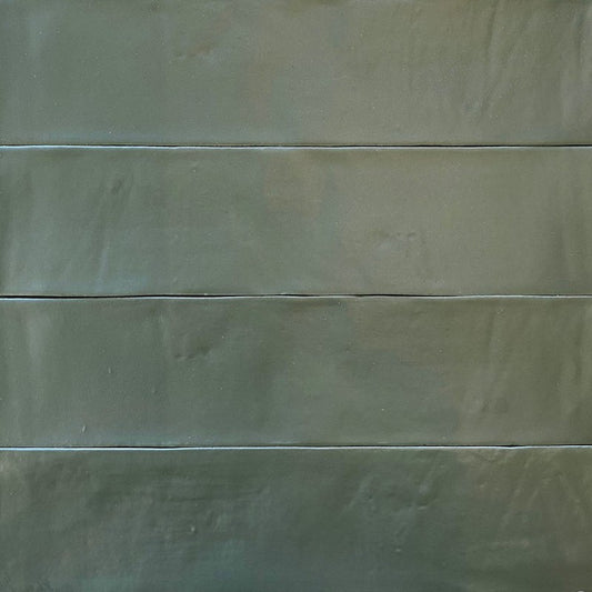 Wandtegel Revoir Paris PROVENCE Petrol 6.2×25 cm (doosinhoud 0.32 m2)2