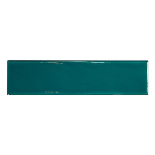 Wandtegel Wow GRACE Teal Gloss 7.5×30 cm (doosinhoud 0.444 m2)1