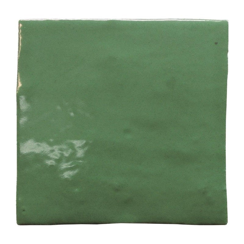 Wandtegel Marrakech ZELIJ Verde Botella 10×10 cm (doosinhoud 0.81 m2)1