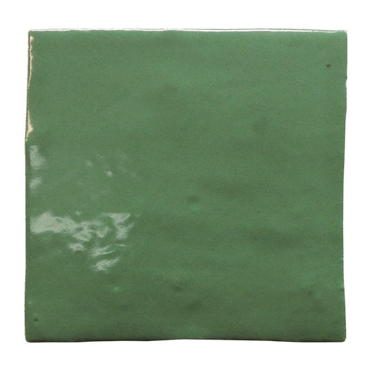 Wandtegel Marrakech ZELIJ Verde Botella 10×10 cm (doosinhoud 0.81 m2)1