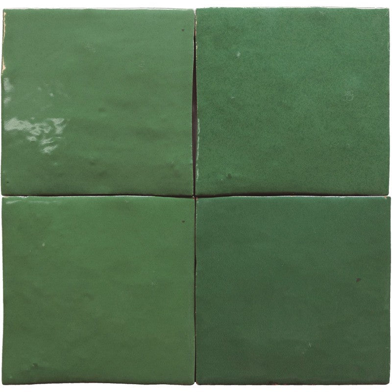 Wandtegel Marrakech ZELIJ Verde Botella 10×10 cm (doosinhoud 0.81 m2)2