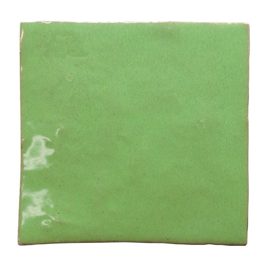 Wandtegel Marrakech ZELIJ Verde Hierba 10×10 cm (doosinhoud 0.81 m2)1