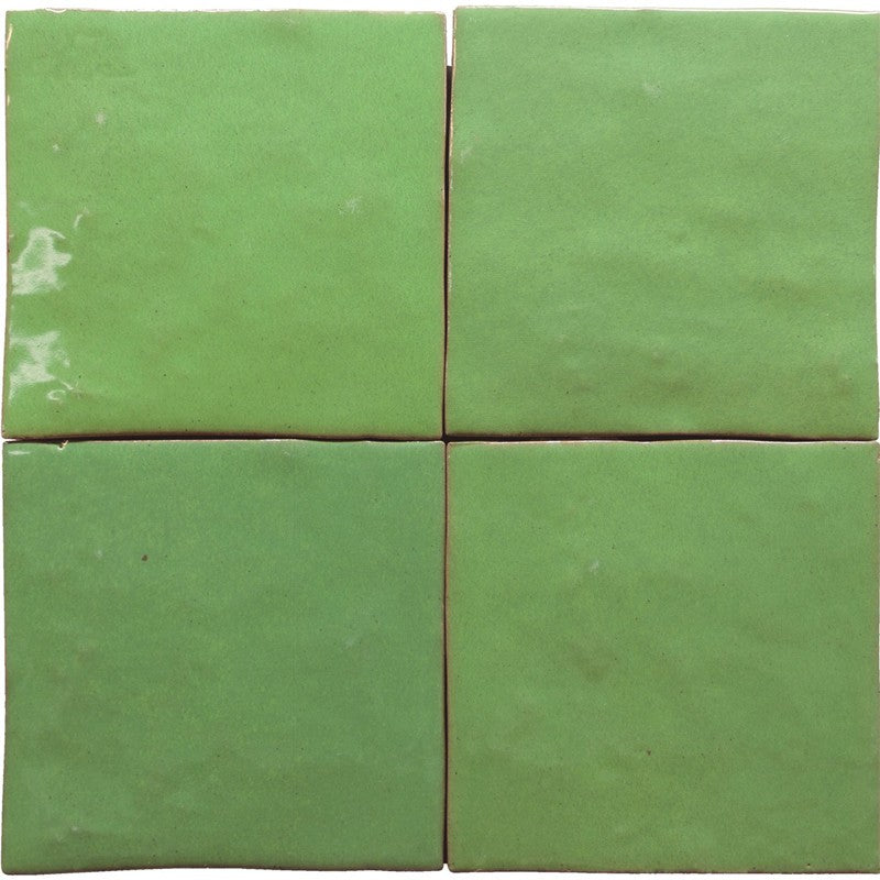 Wandtegel Marrakech ZELIJ Verde Hierba 10×10 cm (doosinhoud 0.81 m2)2