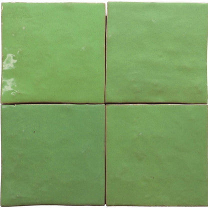 Wandtegel Marrakech ZELIJ Verde Hierba 10×10 cm (doosinhoud 0.81 m2)2