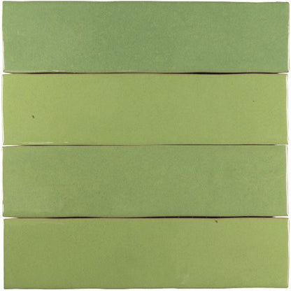 Wandtegel Marrakech ZELIJ Verde Hierba 5×20 cm (doosinhoud 0.46 m2)2