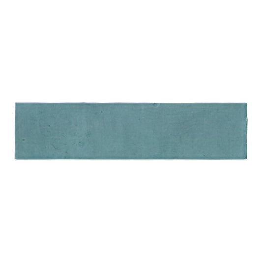 Wandtegel Revoir Paris Atelier Glossy Turquoise 6.2×25 cm (doosinhoud 0.32 m2)1