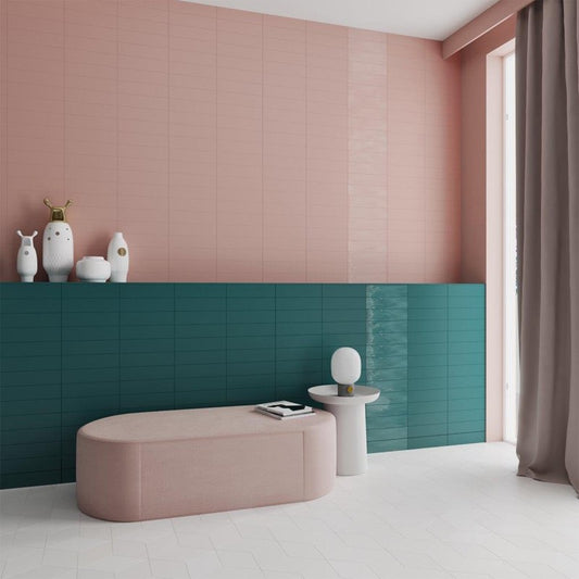 Wandtegel Wow GRACE Blush Gloss 7.5×30 cm (doosinhoud 0.444 m2)2