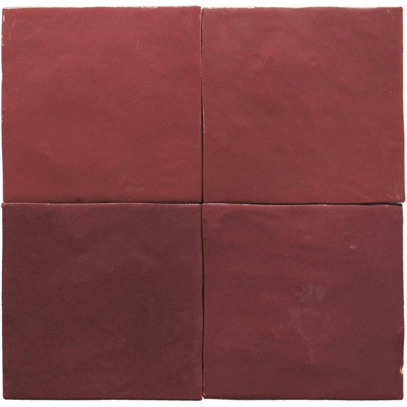 Wandtegel Marrakech ZELIJ Burdeos 10×10 cm (doosinhoud 0.81 m2)2