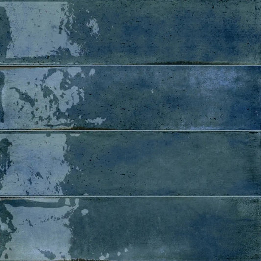 Wandtegel Novabell FUSION BLUE 6×25 cm (doosinhoud 0.75 m2)1