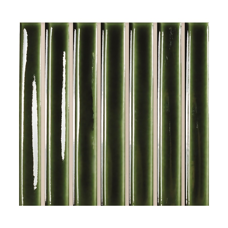 WOW SWEET BARS OLIVE GLOSS Wandtegel 11,6×11,6 cm (doosinhoud 0.411 m2)1