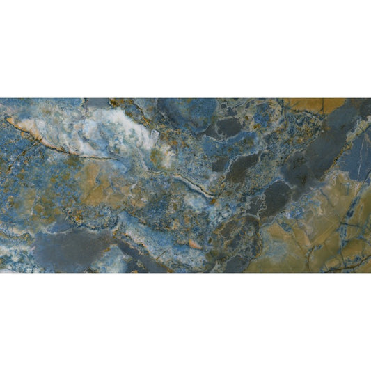 Vloer- en Wandtegel PULIDO Marmerlook Atlantida Blauw 120×260 cm (doosinhoud 3.12 m2)1