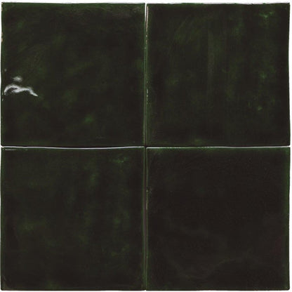 Wandtegel Marrakech ZELIJ Verde Cobre Special 10×10 cm (doosinhoud 0.81 m2)2