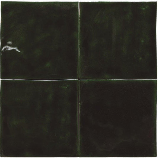 Wandtegel Marrakech ZELIJ Verde Cobre Special 10×10 cm (doosinhoud 0.81 m2)2
