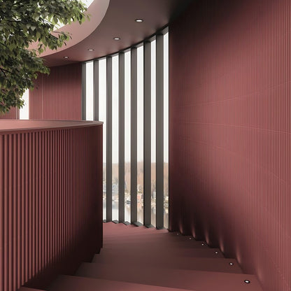 WOW STRIPES GARNET Wandtegel 7,5×30 cm (doosinhoud 0.289 m2)2