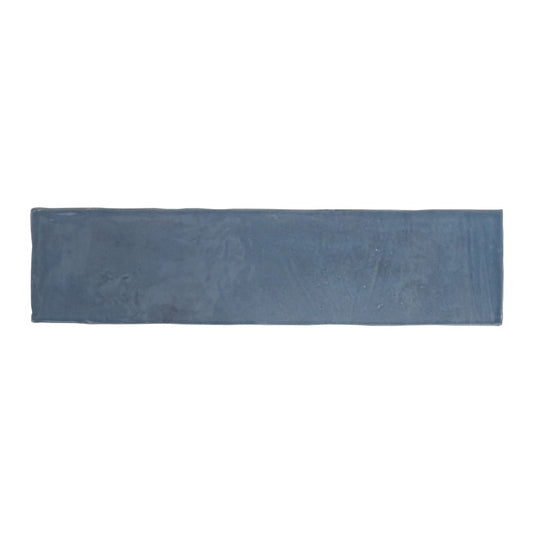 Wandtegel Revoir Paris Atelier Glossy Blue Lumiere 6.2×25 cm (doosinhoud 0.32 m2)1